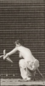 Plate 271 Arising from the ground with a paper in left hand — figure reference